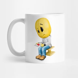 smile valentine author's drawing Mug